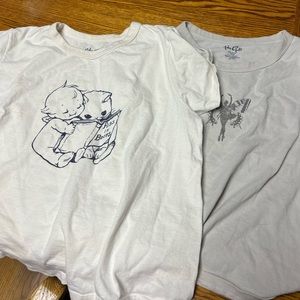 Brandy Melville Cat Top and Angel Top Coquette